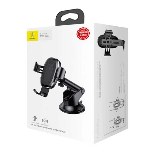 پایه نگهدارنده و شارژر بیسیم گوشی موبایل بیسوس مدل WXYL-A01