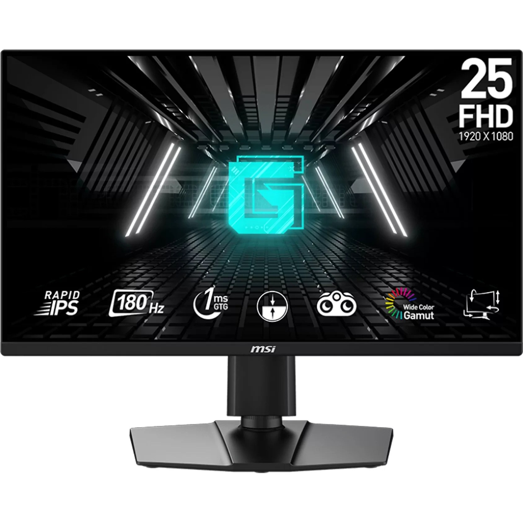مانیتور گیمینگ ام اس آی مدل G255PF E2 سایز ۲۵ اینچ با کیفیت Full HD و نرخ تازه‌سازی ۱۸۰ هرتز