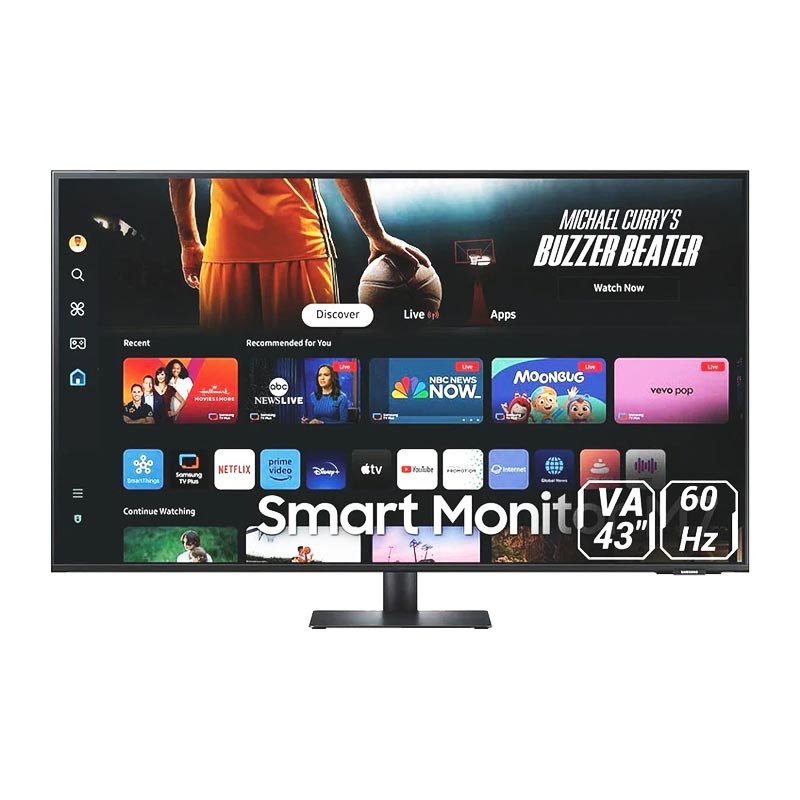 Samsung 43” Smart Monitor M7 (M70F) 4K UHD Displayمانیتور سامسونگ 43 اینچ مدل LS43FM702
