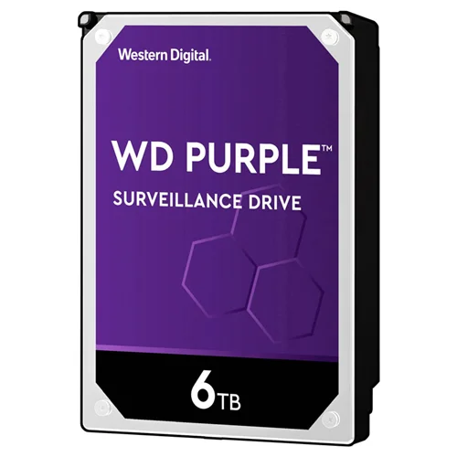 هارددیسک اینترنال وسترن دیجیتال مدل WD purple ظرفیت 6 ترابایت