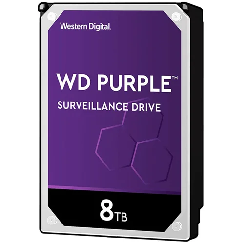 هارددیسک اینترنال وسترن دیجیتال مدل WD purple ظرفیت 8 ترابایت