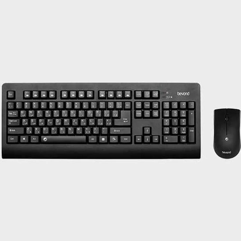 کیبورد و ماوس بی سیم بیاند BMK-4550 RF  BEYOND BMK-4550 RF Keyboard and Mouse Wireless