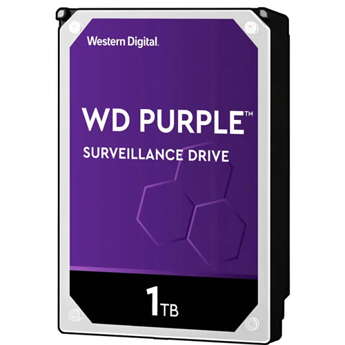 هارددیسک اینترنال وسترن دیجیتال مدل WD purple ظرفیت 1 ترابایت