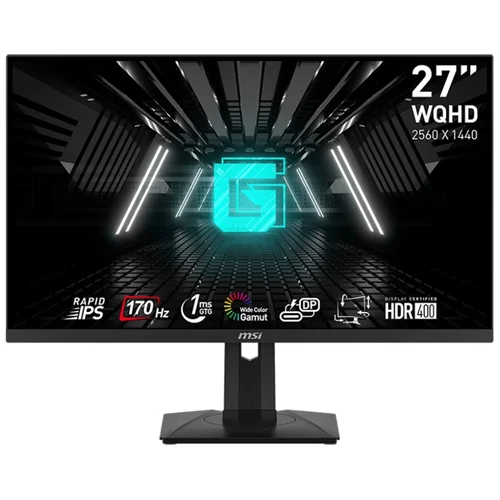 مانیتور گیمینگ 27 اینچ 170 هرتزی  پنل IPS ام اس آی مدل MONITOR MSI FLAT G274QPF QD