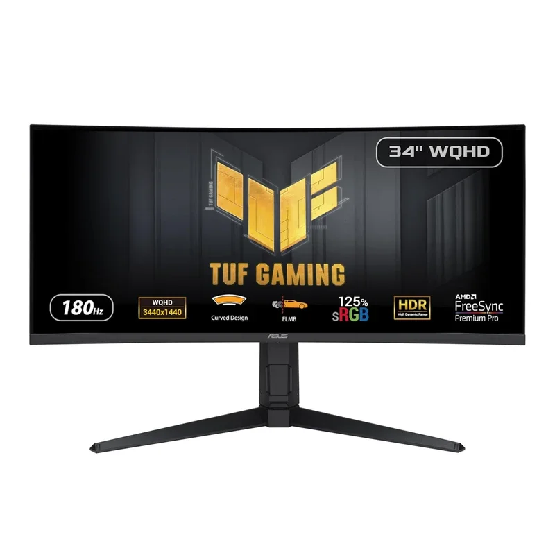 مانیتور ایسوس مدل TUF Gaming VG34VQL3A سایز 34 اینچ مخصوص بازی