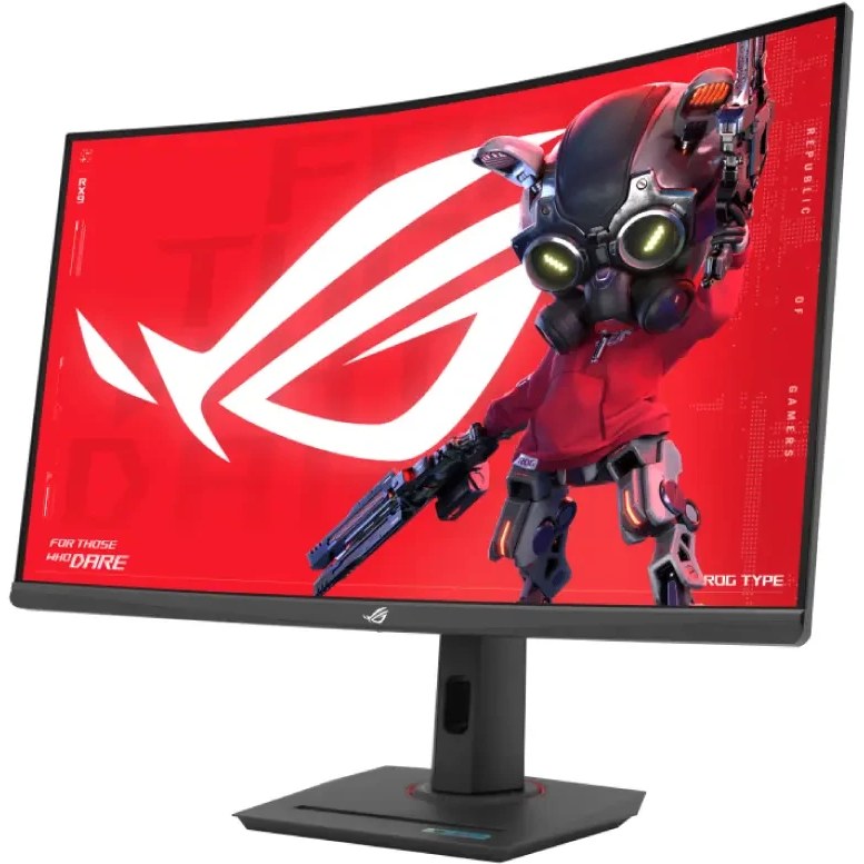مانیتور گیمینگ ایسوس خمیده 32 اینچ مدل ROG Strix XG32WCMS Asus ROG Strix XG32WCMS 32inch Fast VA 2560 × 1440 280Hz 1ms 350Nits