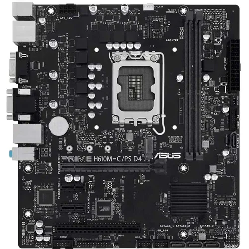 مادربرد ایسوس ASUS Prime H610M-C/PS D4 ا ASUS Prime H610M-C/PS D4 LGA 1700 Motherboard