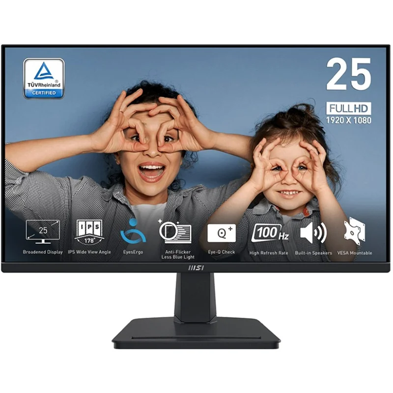 MSI PRO MP251 24.5 IPS 100Hz Inch Monitor  مانیتور ام اس آی مدل PRO MP251 سایز 24.5 اینچ