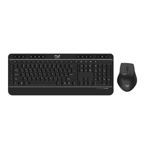 کیبورد و ماوس بیسیم زیشا مدل Keyboard&Mouse sicher KM570