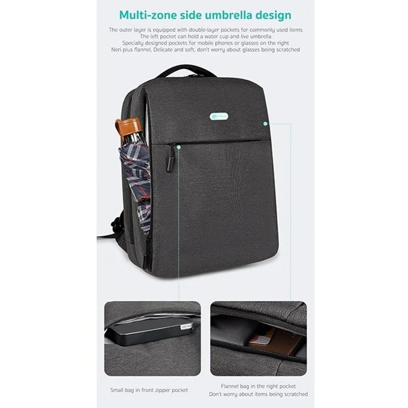 کوله پشتی لپ تاپ چند کاره 13 تا 16 اینچی کوتتسی COTEetCI مدل 14011