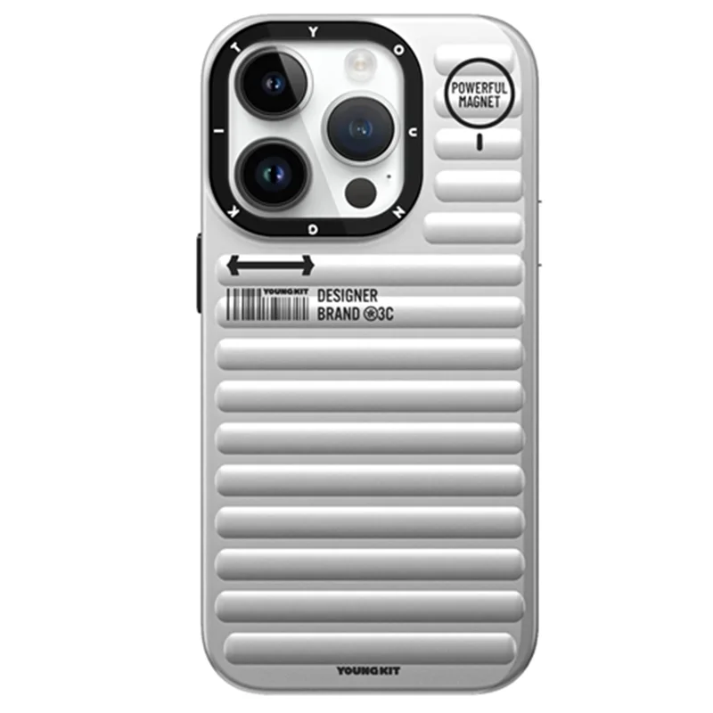 قاب YOUNGKIT یانگکیت silver true Color Magsafe Series مناسب برای Apple iPhone 16pro – 16 Pro Max