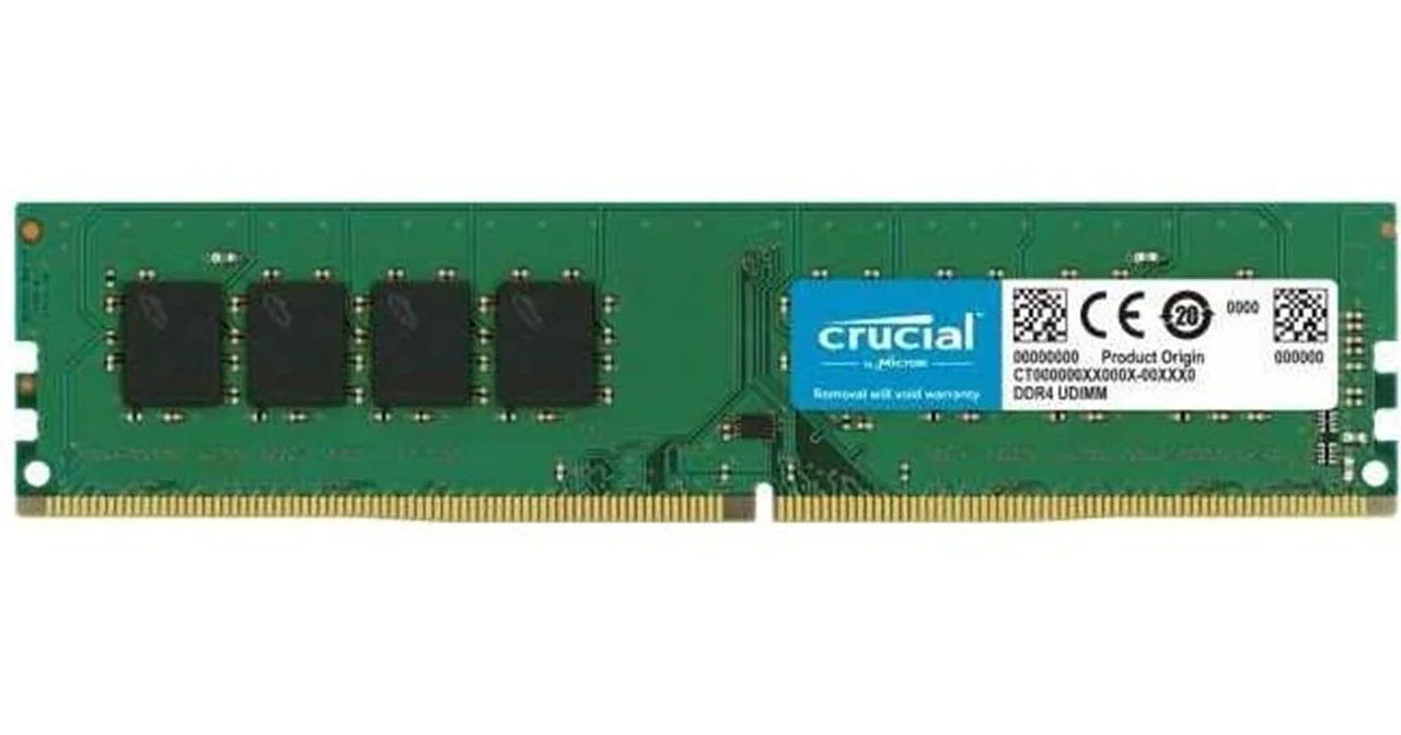 رم کامپیوتر Ram Crucial 16GB DDR4 3200Mhz