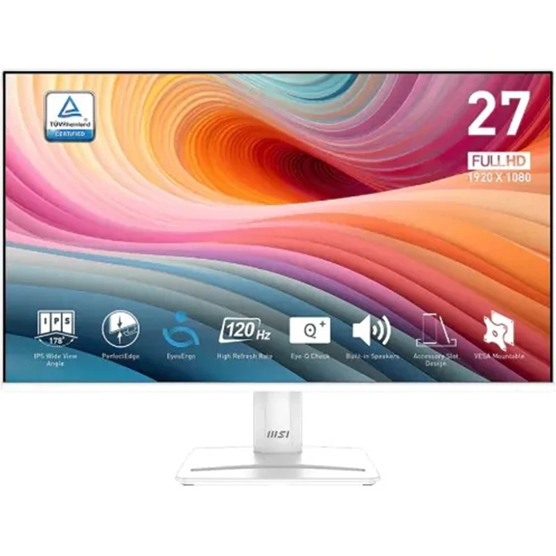 مانیتور ام اس آی PRO MP275W E2 سایز ۲۷ اینچ IPS با کیفیت Full HD و نرخ تازهسازی ۱۲۰ هرتز