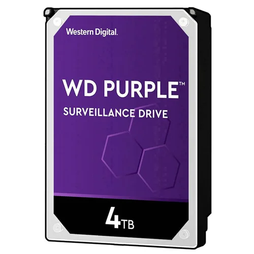 هارددیسک اینترنال وسترن دیجیتال مدل WD purple ظرفیت 4 ترابایت