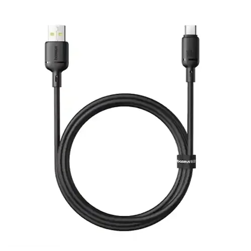 کابل تایپ سی 100 وات یک متر بیسوس Baseus Silky Series 1m 100W USB to USB-C CB000113