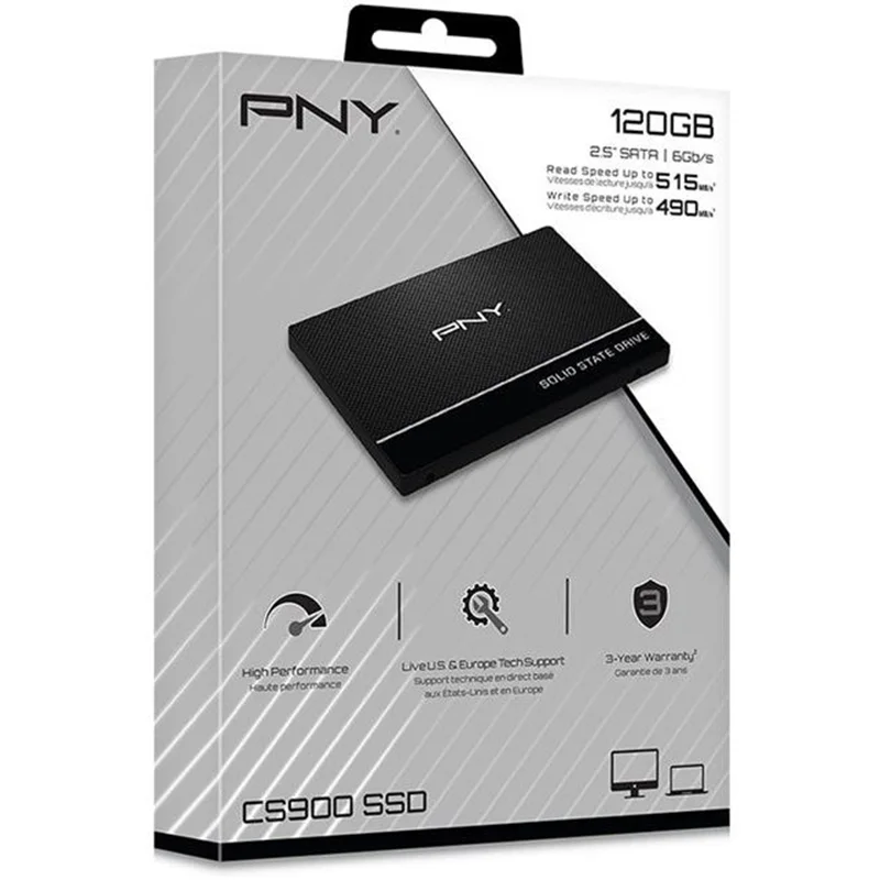 حافظه SSD پی ان وای CS900 ظرفیت 120 گیگابایت ا PNY CS900 120GB SSD Hard Drive( فاکتور رسمی و غیر رسمی)