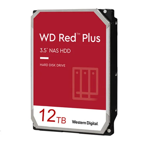 هارددیسک اینترنال وسترن دیجیتال مدل Red Plus ظرفیت 12 ترابایت