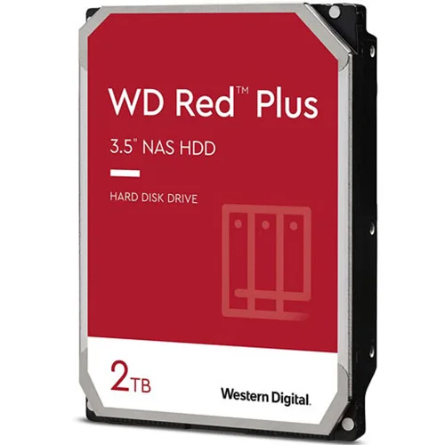 هارددیسک اینترنال وسترن دیجیتال مدل Red Plus ظرفیت 2 ترابایت