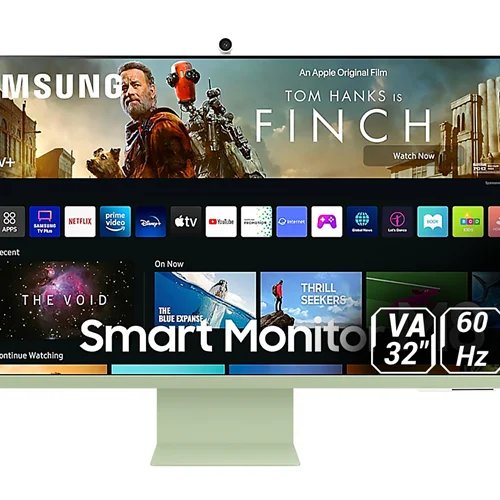 MONITOR SAMSUNG LS32BM80GUMXUEمانیتور سامسونگGREEN s32bm80gumرنگ سبز( فاکتور رسمی و غیر رسمی)