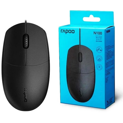 ماوس با سیم رپو مدل N100 Rapoo N100 Wired Mouse