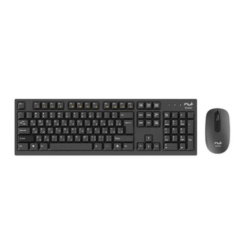 کیبورد و ماوس بیسیم زیشا مدل Keyboard&Mouse KM225