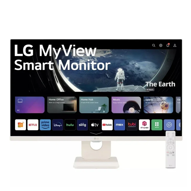 مانیتور ال جی هوشمند myview 27sr50f-w 27 اینچی  60 هرتز27"LG 27SR50F Full HD IPS Smart Monitor with webOS