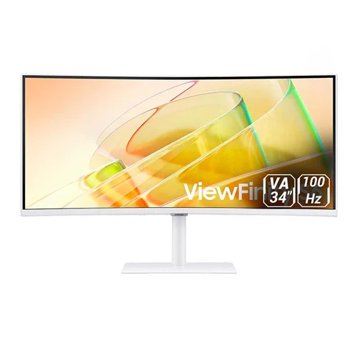 مانیتور سامسونگ مدل ViewFinity S6 LS34C650T سایز 34 اینچ Samsung ViewFinity S6 LS34C650T 34 Inch VA UWQHD 100Hz Monitor